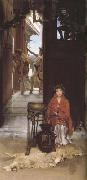 The Way to the Temple (mk23) Alma-Tadema, Sir Lawrence